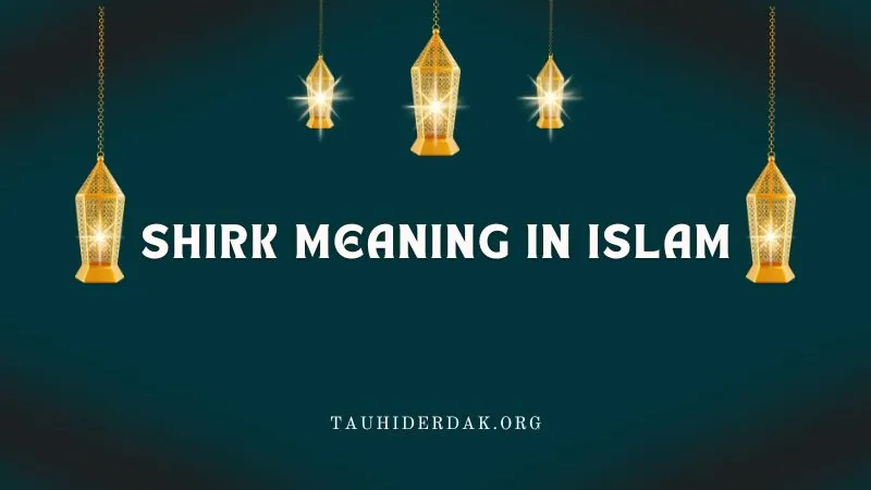 What is the meaning of Shirk in Islam? Who is Mushrik?