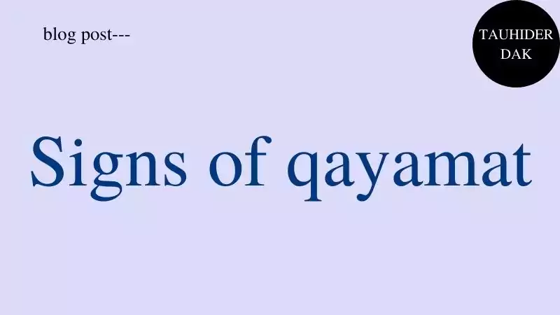 Signs-of-qayamat