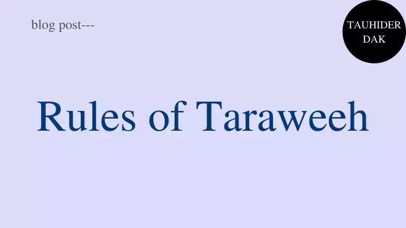 Rules-of-Taraweeh-prayer