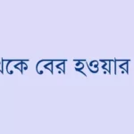 ঘর-থেকে-বের-হওয়ার-দোয়া.-Ghor-theke-ber-hobar-Dua