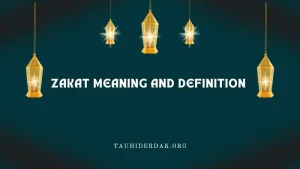 What is the meaning and definition of Zakat in Islam?