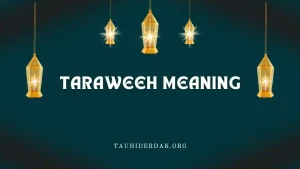 What is the importance of Taraweeh prayer in Ramadan