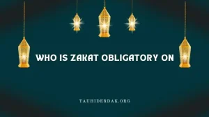 Who is Zakat obligatory on?