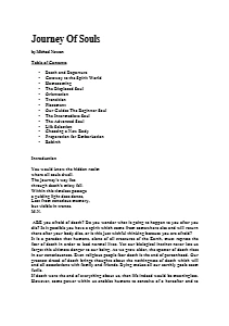 Journey of Souls PDF Free Download